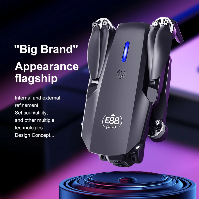 Nouveau drone quadrirotor E88  - Drone Camera 4K avis et prix
